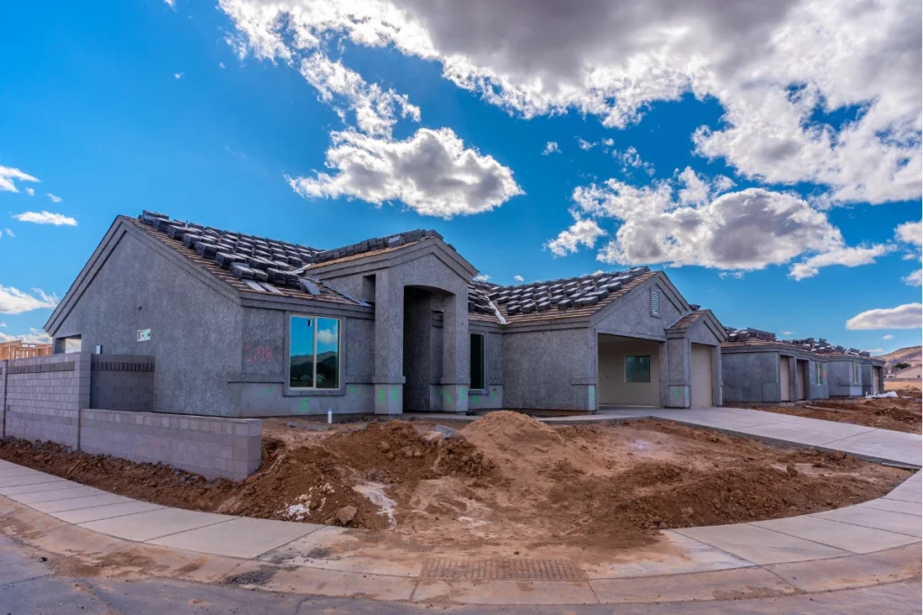 a new residential development being built by a roseville contractor